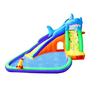 Shark Themed №2 Inflatable Kids Water Slide